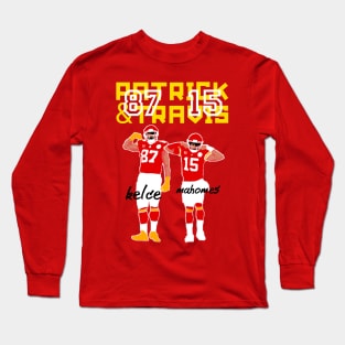 Mahomes and travis kelce kc chiefs Long Sleeve T-Shirt